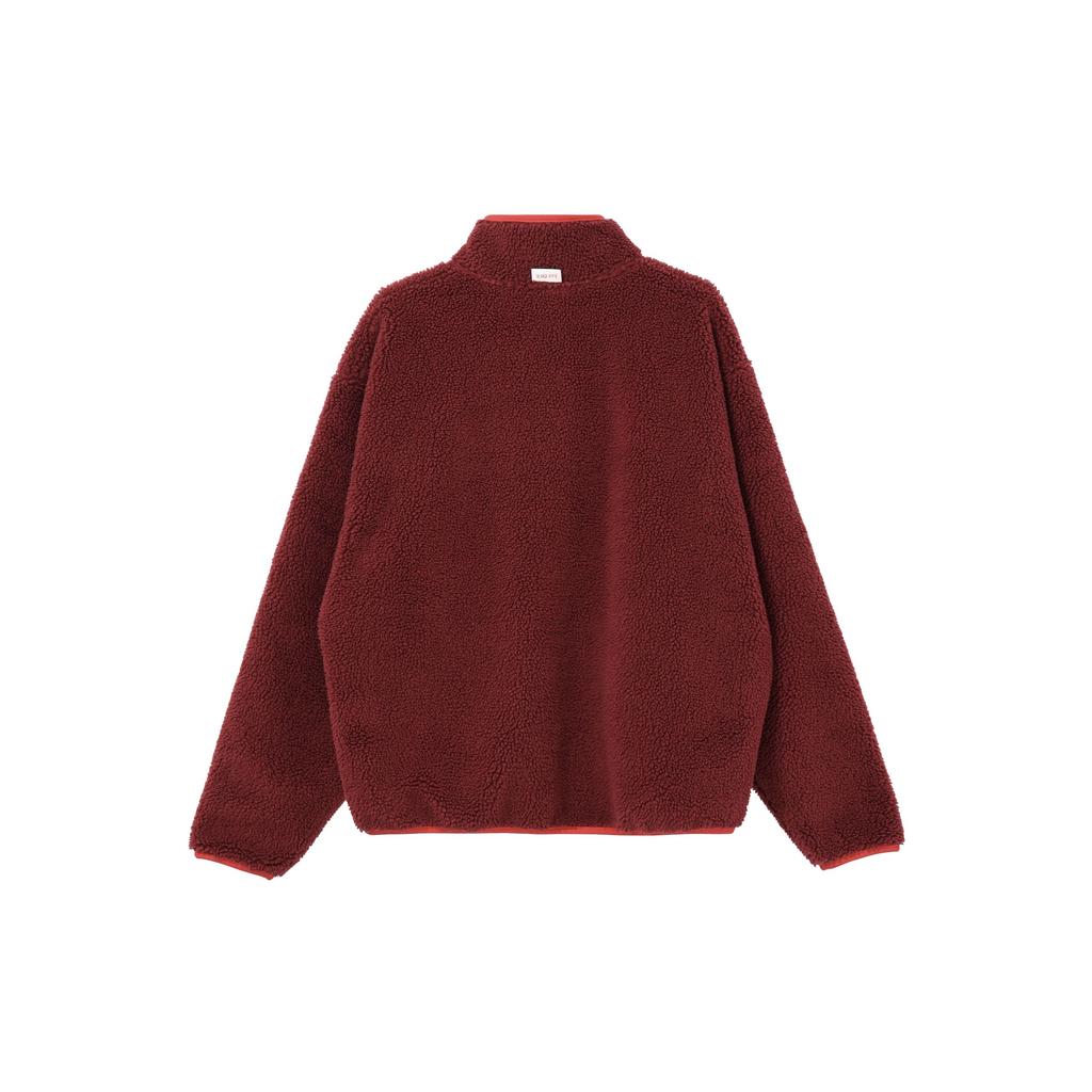 Nike FW23 Dragon Year CNY Series флисовая куртка с цветными блоками на молнии мужская верхняя одежда командно-красная FZ6194-677