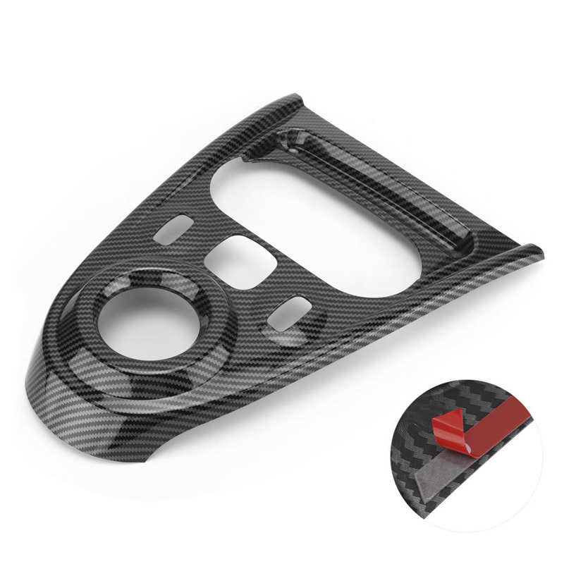 LHD карбоновый стиль, панель переключения передач, замена накладок для Smart Fortwo/Forfour 453 2015 2016 2017