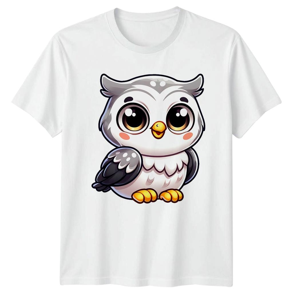 Cute Owl Animals Graphic Tee Mens T-Shirt Womens Tee Unisex Top