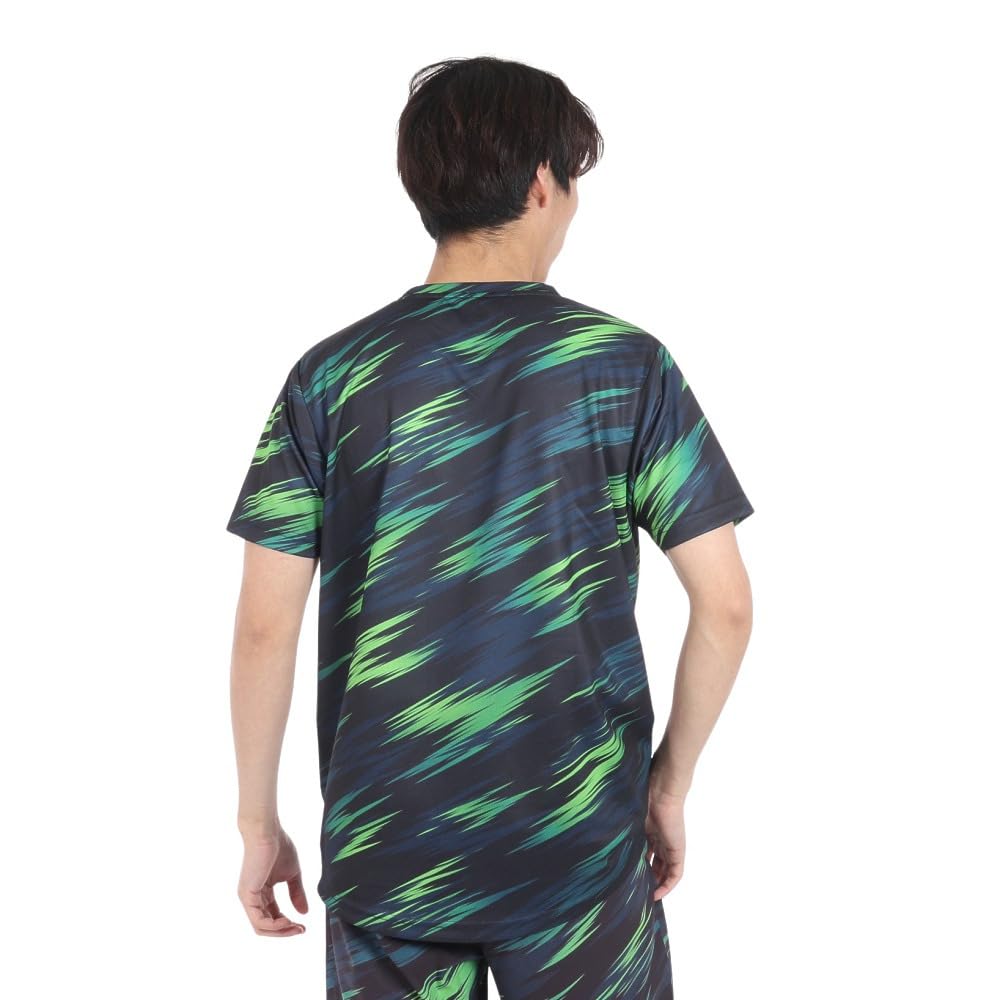 Теннисная футболка SLANT GRAPHIC SS TEE BLUE STORM PRINT размер S [Oakley] 9.0 (66В) (японский М)