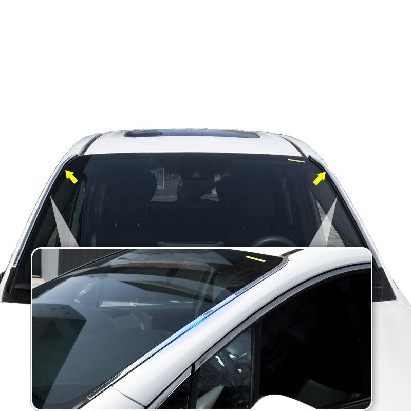 Яркие декоративные полосы для лобового стекла и кузова Toyota Sienna