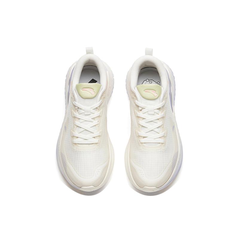 Anta Anti-Slip And Wear-Resistant Lightweight Low-Top Running Shoes Women's White Yellow Sneakers 122145556S-5