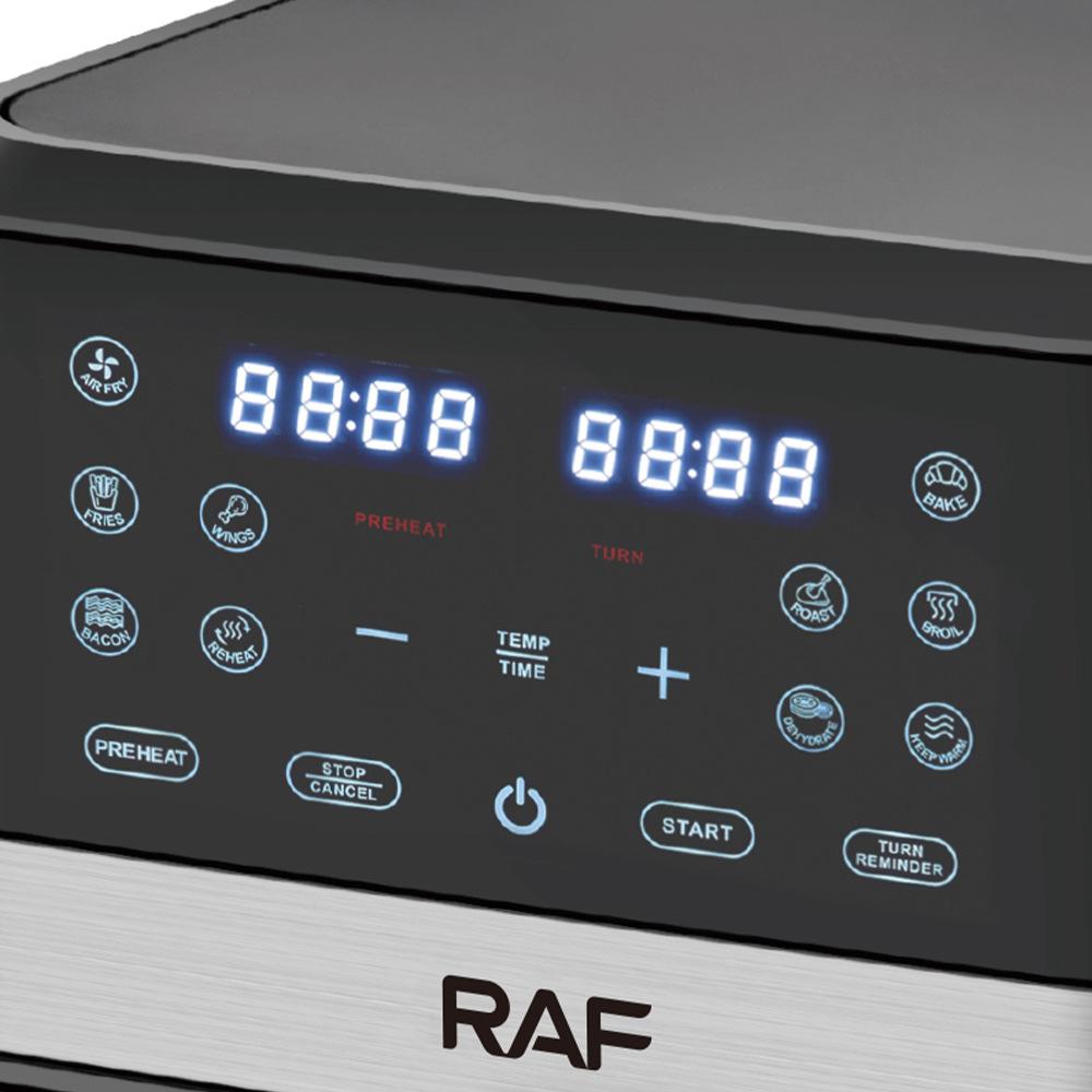 Воздушная фритюрница Большой емкости Многофункциональная умная домашняя электрическая фритюрница с цифровым дисплеем 10 л без дыма