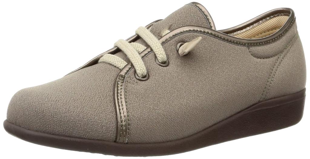 Kaihoshugi KHS-L169 Женская легкая обувь для медсестер для предотвращения падений, песочно-бежевый, размер 22,5 см, 3E