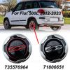 Новое для Fiat 500L 2012-2023 71806651 735574469 Колпачок ступицы колеса Серебристый ободок Красная надпись/Серебристая надпись 735576964