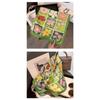 Vintage French Style Oil Painting Flower Silk Scarf Elegant Women Neck Scarf