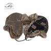 Hat Men's Winter Ear Protection Warm Leather Outdoor Cycling Locomotive Hat Ear Protection Pilot Hat Women