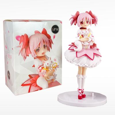 18 см Puella Magi Madoka Magica Аниме Фигурка Канаме Мадока Экшн-фигурка Магическая Девочка Модель Декор Статуэтка Куклы Игрушки Рождественский Подарок