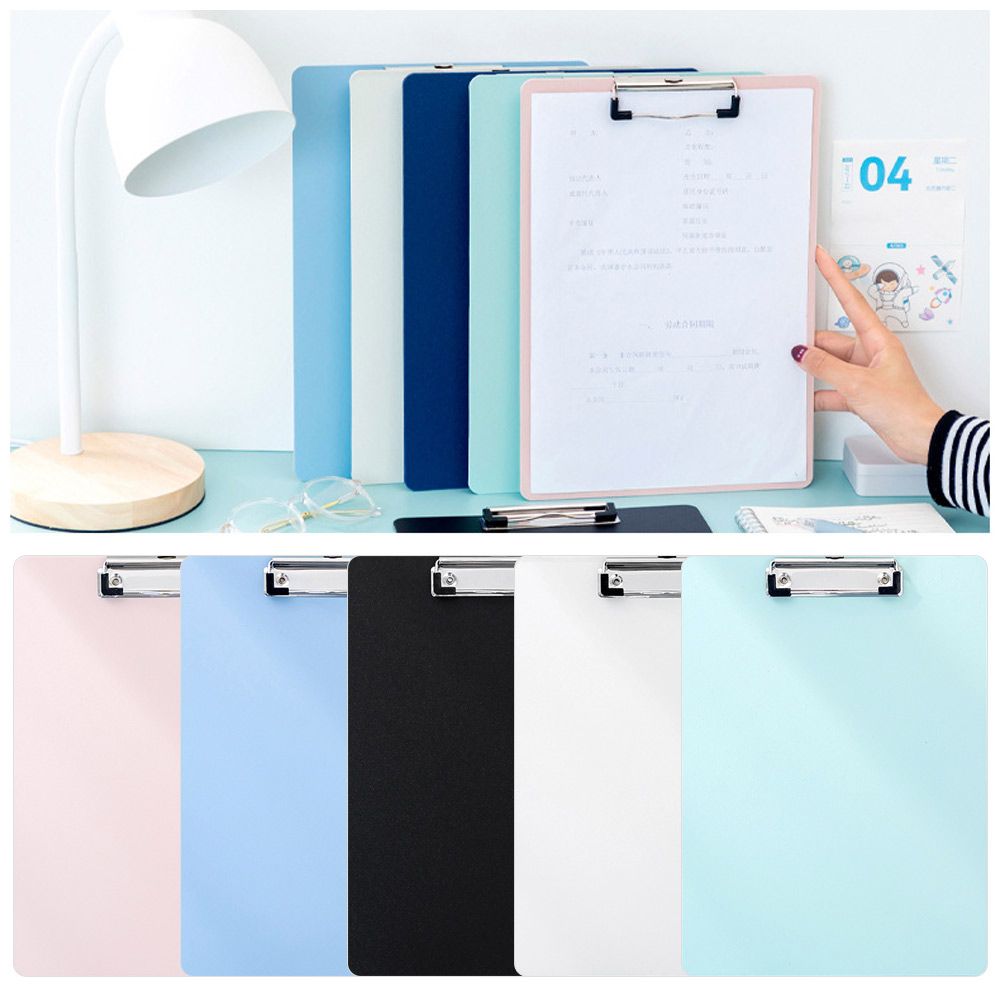 Thicken Office School Supplies Paper Holder A4 Folder Board Memo Pad Clip Clipboard Notebook File