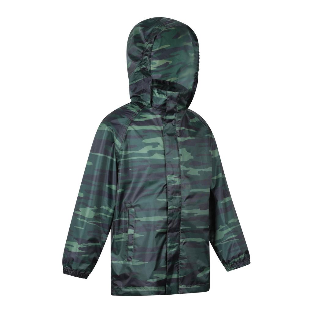 Mountain Warehouse Childrens/Kids Pakka Camo Waterproof Jacket