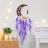 Purple Big Tree of Life Sun Catcher Crystal Feather Original Pendant Dress DIY Outdoor Garden Decoration
