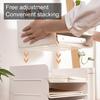 Filing Rack Good Load Capacity Non-slip PET Desktop Document Paper Organizer Tray for Home