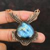 Labradorite Pendant Copper Pendant Natural Gemstone Pendant Beautiful Handmade Amazing Jewelry Copper Jewelry Bridal Shower Jewelry For Gift