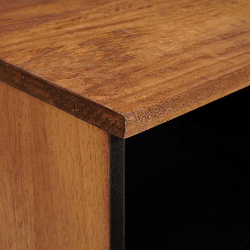TV Stand with Shelf Acacia Brown Surface 70 x 33 x 46 cm