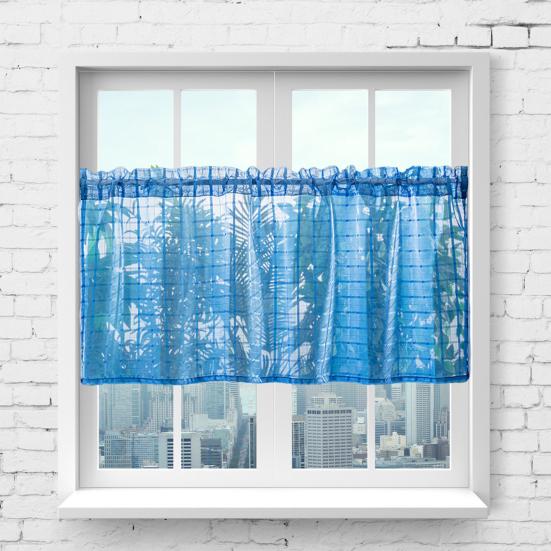 Короткая занавеска Yousheng с воздушным дренажем, устойчивая к разрывам, не выцветающая, простая в установке, полупрозрачная перегородка, оконная сетка, кухонные принадлежности