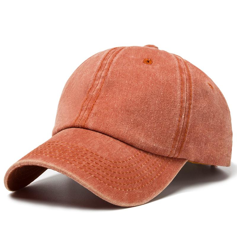 Fashion New Vintage Washed Cotton Baseball Cap Parent Kids Adjustable Solid Color Casual Sun Hats For Boy Girl Spring Summer
