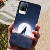 Для чехла Coque vivo V21e Силиконовая задняя крышка Чехол для телефона Для vivo V21e Чехлы Мягкий бампер Funda на vivo V2061 V21 e V 21e 6.44" Сумка