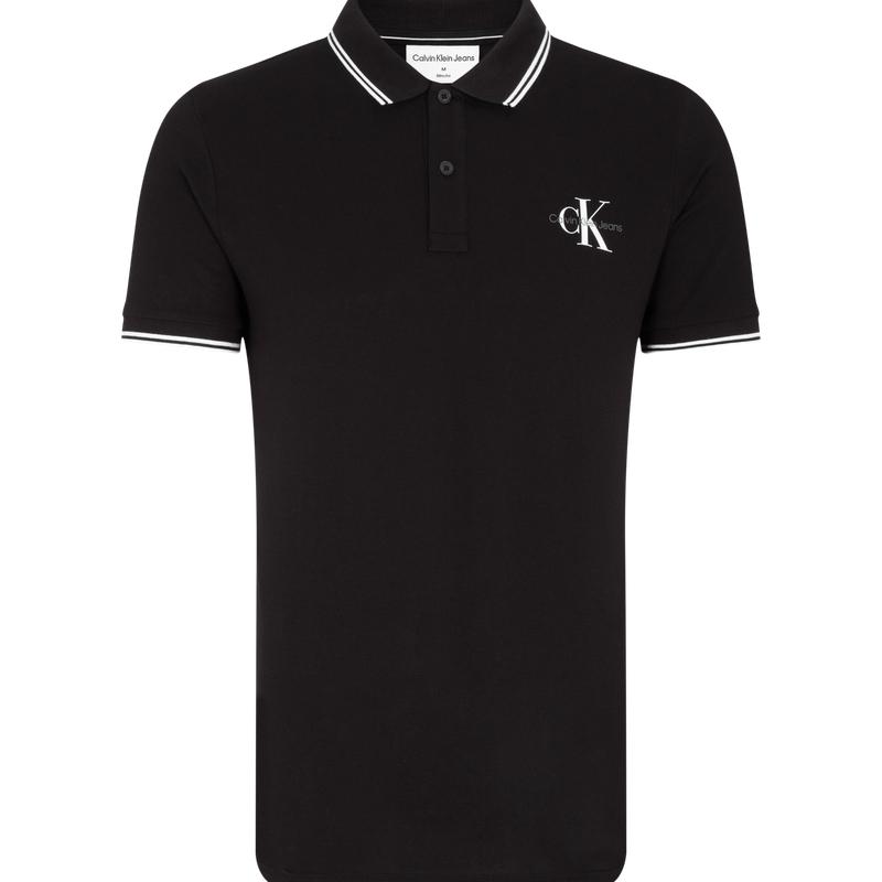 Calvin Klein Мужская рубашка-поло черная J324245BEH