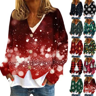 Женское модное короткое пальто, повседневное, с длинным рукавом, с принтом, однобортный плюшевый топ