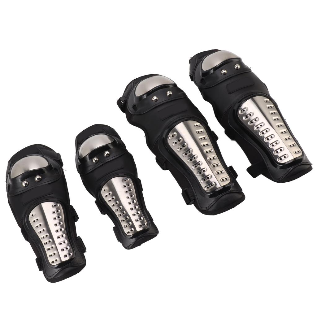 Adult Knee Elbow Pads Breathable Impact Resistant Adjustable Unisex Sport Protective Gear for Motorcycle Riding Skiing