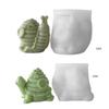 Creative Silicone Candle Mold Turtles Snail Shaped Aromatherapy Mould for Craft Lovers Stylish Home Decoration Mould