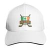 Ireland Ice Hockey Flag Logo Baseball Cap Golf Funny hats Golf Hat party Hat Womens Beach Outlet  Unisexs