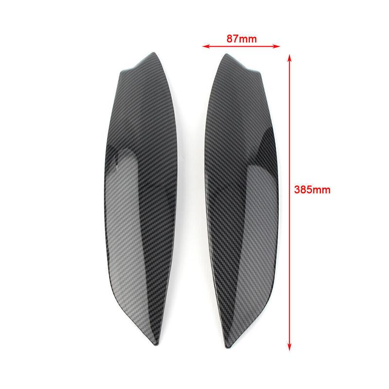 Подходит для аксессуаров VW Golf 5 GTI R32 Jetta MK5 2005 2006 2007 Углеродное волокно ABS фары веки брови крышка отделка