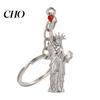 Retro Style Keychain Pendant Statue of Liberty Design Lightweight Zinc Alloy with Lobster Clasp New York Landmark Accessory Commemorative