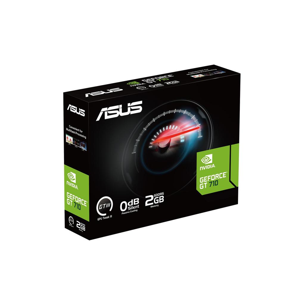 Asus graphics DDR5 PCI 2GB GT710-SL-2GD5-BRK-EVO card, Express,