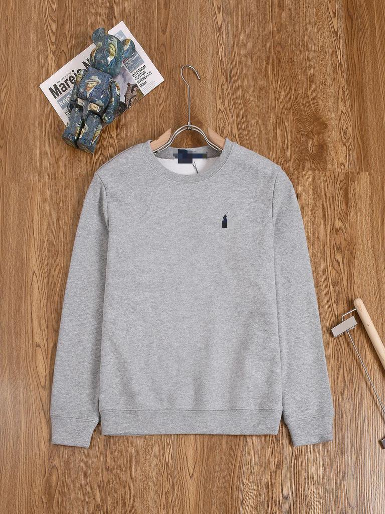 Мужская высококачественная толстовка-поло из чистого хлопка – с длинным рукавом, вышитая этикетка, Business Casual, стиль для трансграничной торговли