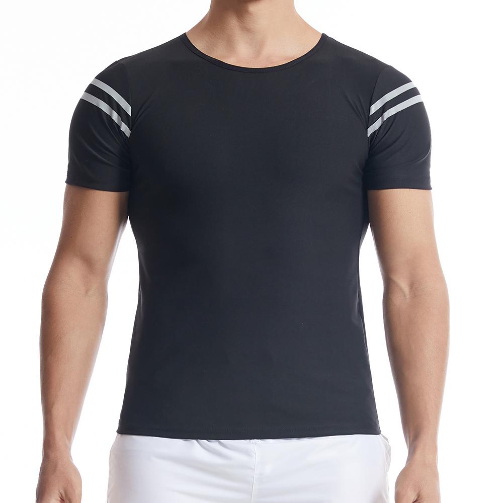 Мужской тренажер для талии Рубашка для сауны Пот Жилет Фитнес Формирователь тела для похудения Тренировочные майки Корректирующее белье Толстовка для упражнений в тренажерном зале Термобелье Костюм для сауны