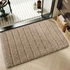 Flocked Non Slip Bathroom Mat Super Absorbent Quick Dry Shower Rug Machine Washable Soft Bath Floor Mat for Home Door Mat