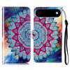 For iPhone 17 Air Case Pattern Leather Wallet Phone Cover with Strap