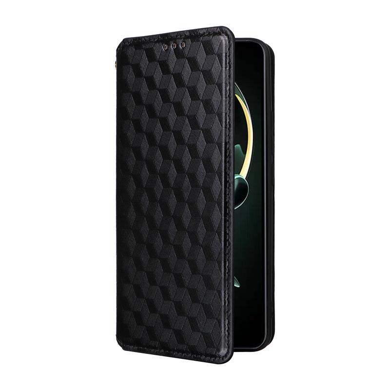 Кожаный чехол Redmi K60 Ultra с держателем для карт и магнитной подставкой