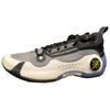 New LiNing Cushioning Anti Slip And Wear Resistant Low Top Basketball Shoes Men's White Purple ABAS083-9