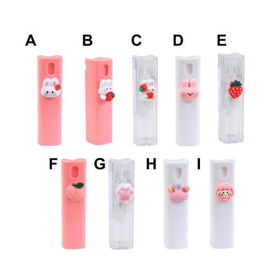 Transparent Perfume Bottle Reusable Durable High Pressure Spray Crown Shape
