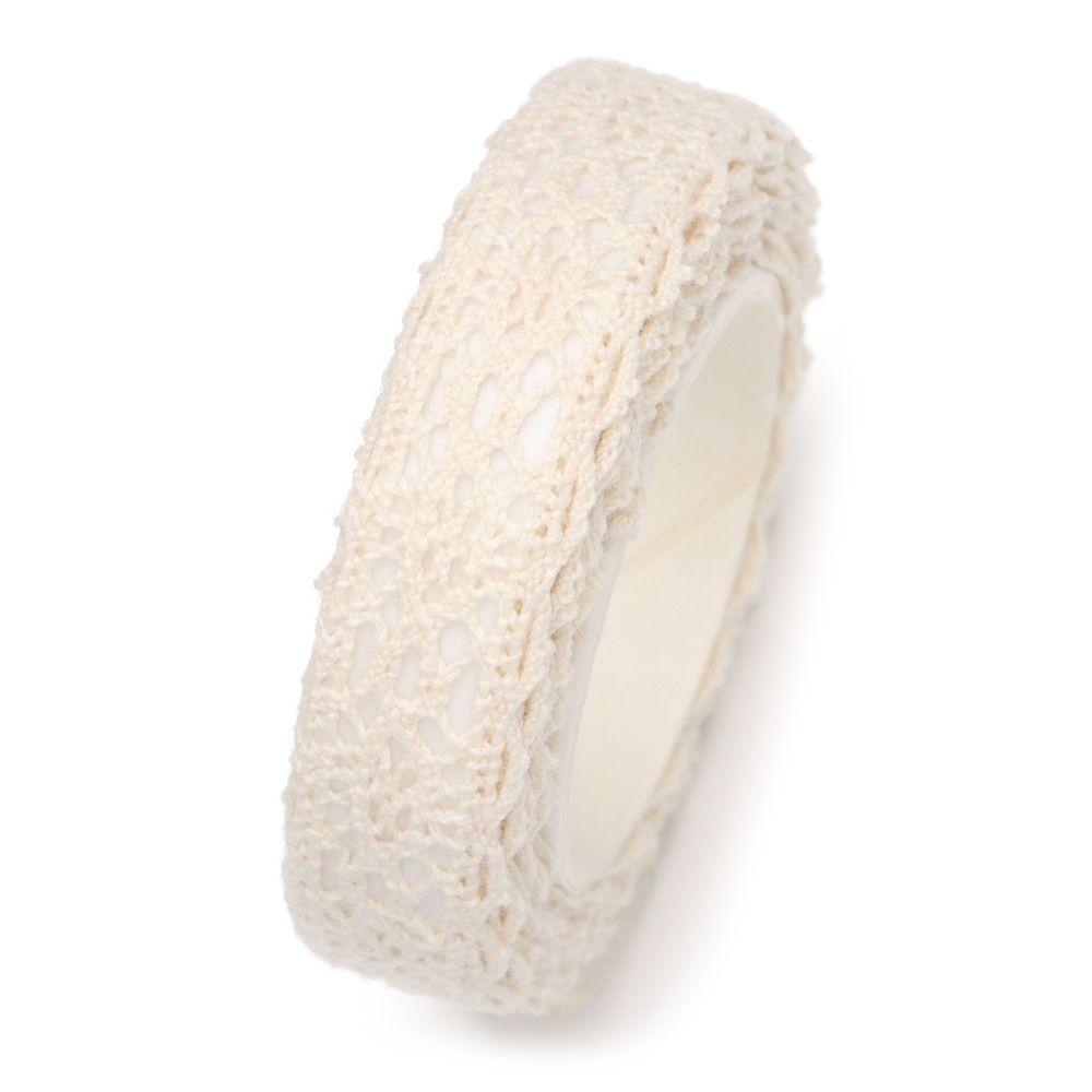 Подарки DIY Craft Самоклеящаяся лента для отделки Тканевая лента Кружевная ткань Отделка Кружевные ленты Наклейка