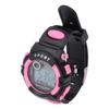 Pink Small Kids Digital Sports Watch 30m Waterproof LED Wristwatch with Stopwatch and Alarm Clock