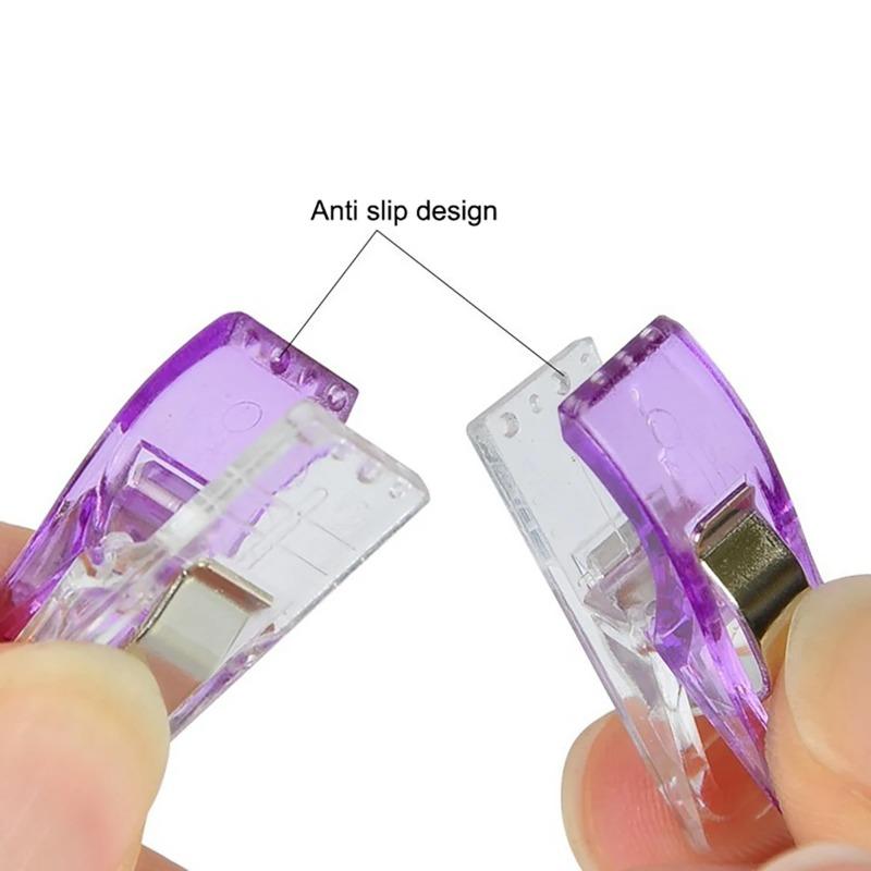 Multipurpose Sewing Clips Plastic Craft Quilting Crocheting Knitting Safety Clips Sewing Clamps Sewing Binding Clip Sewing Tools