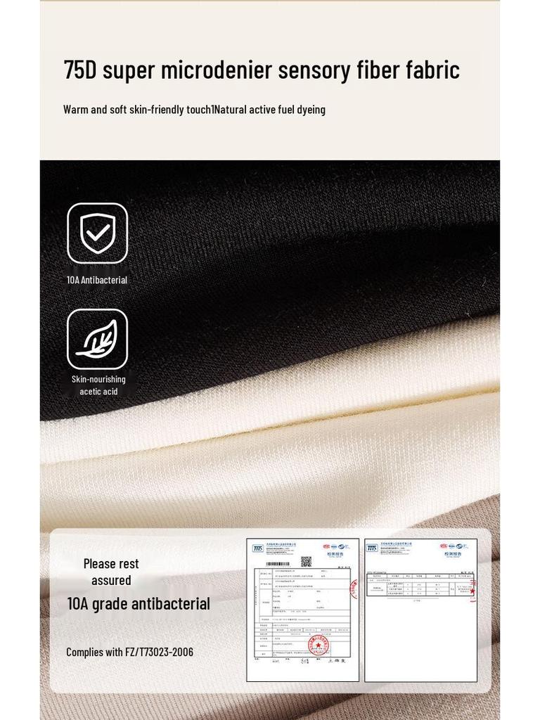 Oudifen 10A Women's Antibacterial Long Sleeve Base Layer T-shirt