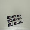 BBIJ5 4pcs Car Steering Wheel Decoration Center Hub Cap Emblem Badge DIY Sticker Styling Ornament Accessories For BMW M performance X3