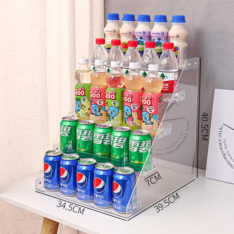 Акриловая ступенчатая стойка для демонстрации сигарет и напитков