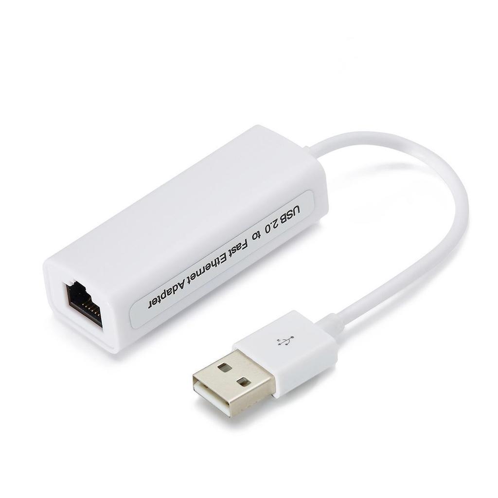 Type-C/USB to RJ45 Ethernet Adapter, Driver-Free, 100Mbps for Mobile, Computer, TV