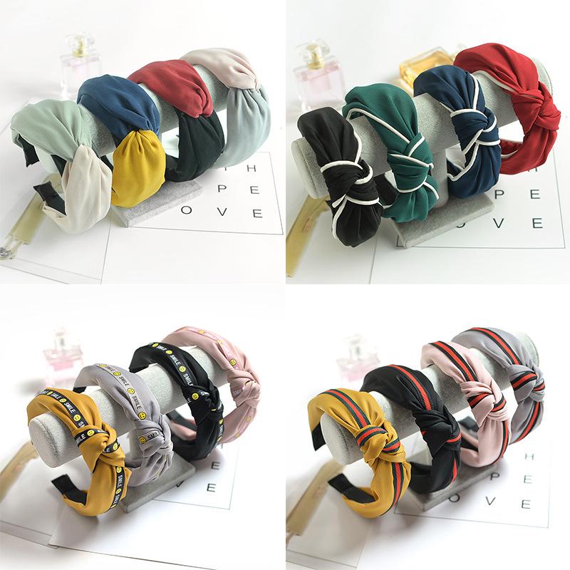 Double Color Wide Edge Headband Chic Style Headband Spring Summer Autumn Hair Accessories Headgear