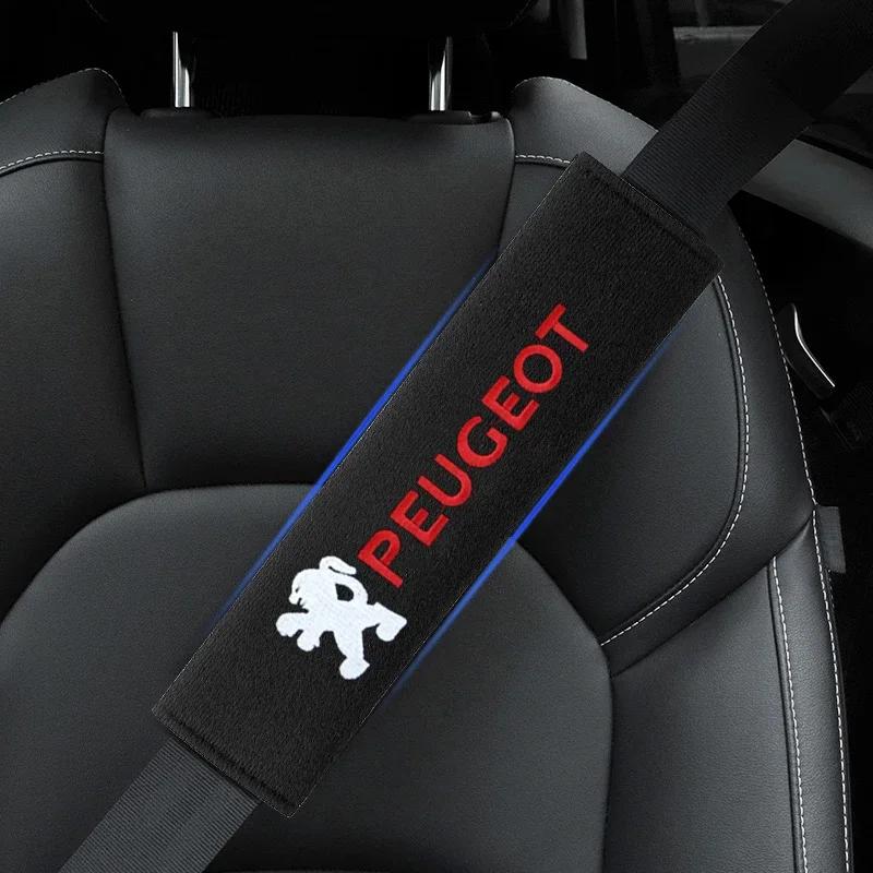 Для Peugeot Ремни Безопасности Автомобиля Хлопок Защитная Накладка на Плечо Ремня Безопасности Авто Аксессуары Для Peugeot 206 307 308 3008 207 208 407 5