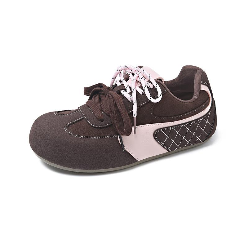 Атмосфера моральная тренировка обувь женская кожа весна новый внутренний рост увеличение мягкая подошва манго голова уродливый милый досуг спорт Форрест Гамп обувь