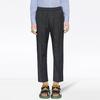 GUCCI Casual Pants Men's Black Moderate Straight Fit Pants 552576-ZAAAM-1180