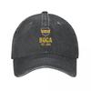 Бейсболки Boca Juniors Модные джинсовые кепки Регулируемые для улицы Кепки Streetwear Бейсбольная ковбойская шляпа для унисекс