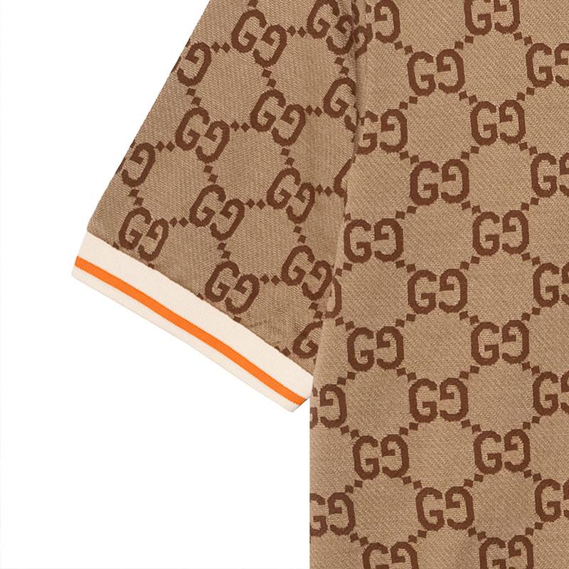 Gucci Жаккардовая рубашка-поло с логотипом GG 742384-XJFGU-2270