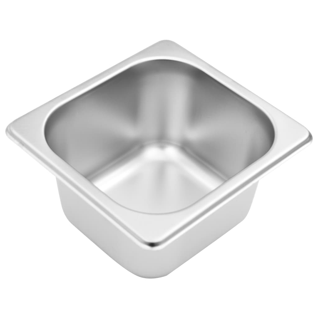 Gastronorm Stand with 6 GN 1 6 Containers Stainless Steel